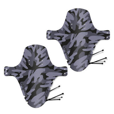 Riesel Design® MTB Mudguard Schutzblech Set vorn & hinten inkl. Kabelbinder