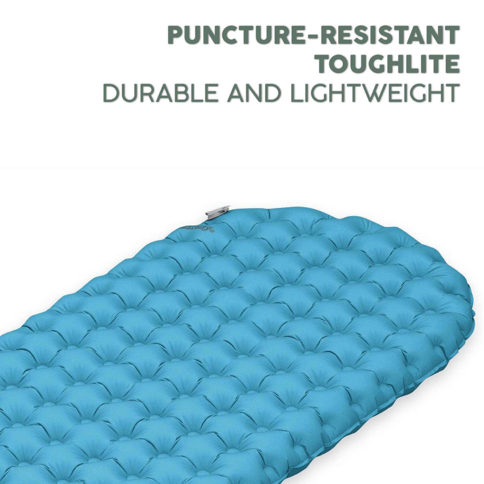 Bestway AlpineLite Sleeping Pad, Compact, Lightweight Insulated with R Value 7.6 5/6