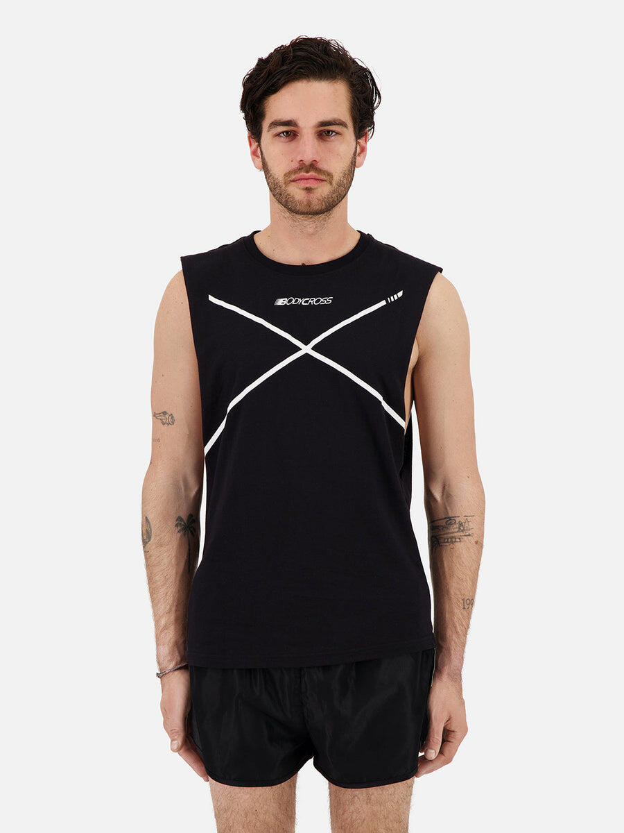 BODYCROSS Bodycross Bryton Grey - Sporttanktop voor heren