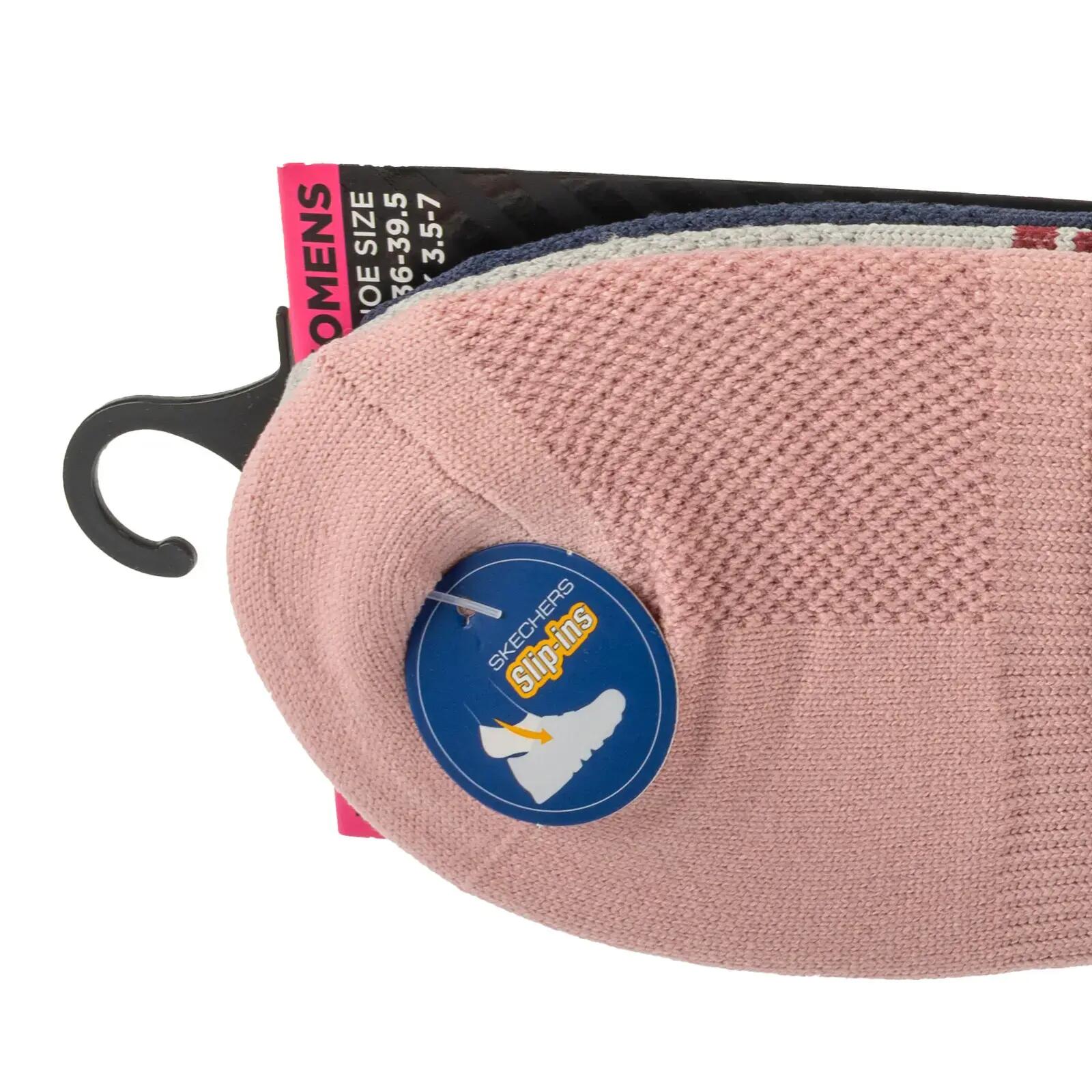 Skarpetki sportowe damskie  3pk Womens Microfiber Non Terry No Show 3/3