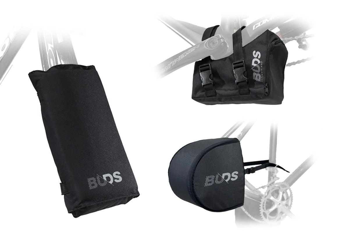 BUDS Schutzhülle - Fourche, Pedalier Und Derailleur Arriere, schwarz