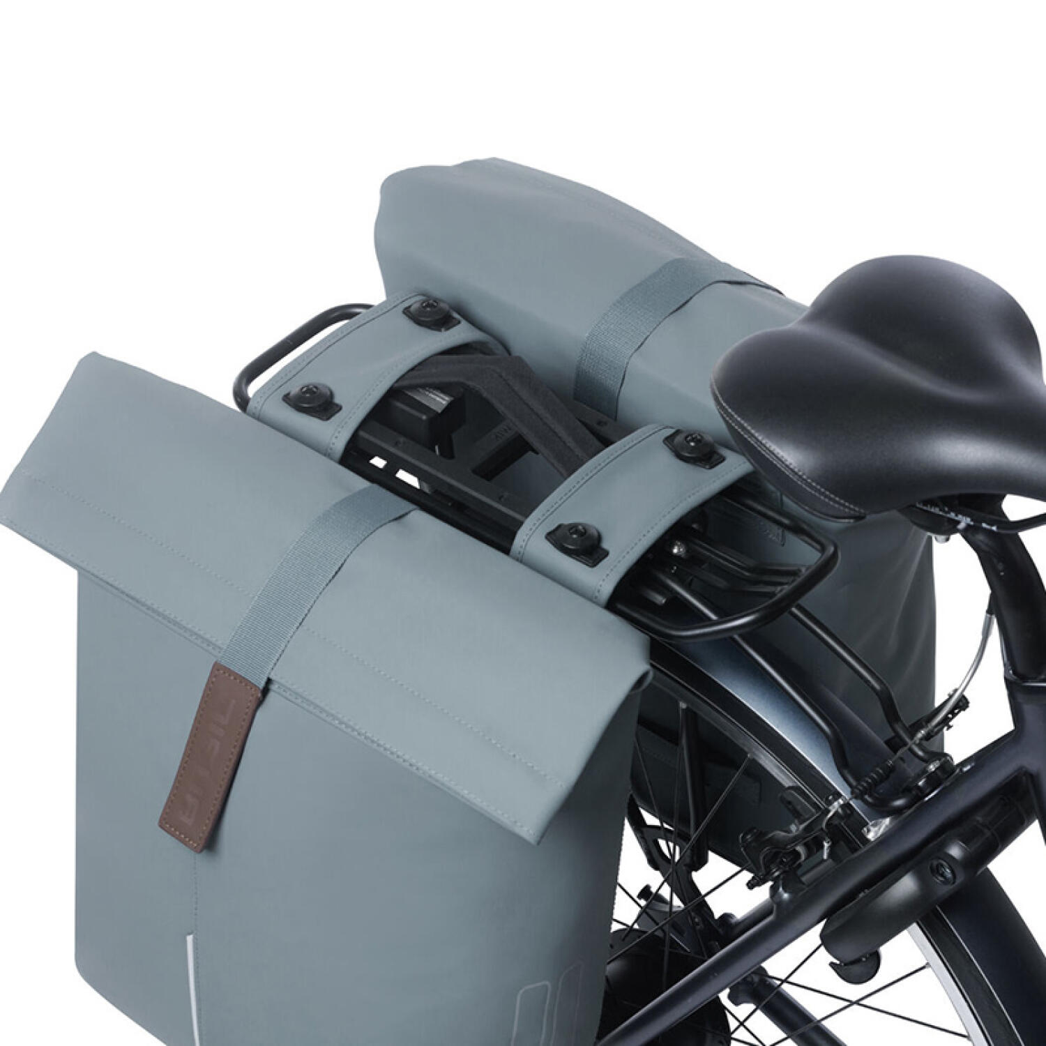 Sacoche double « City Double Pannier Bag MIK 2.0 », bleu graphite 4/6