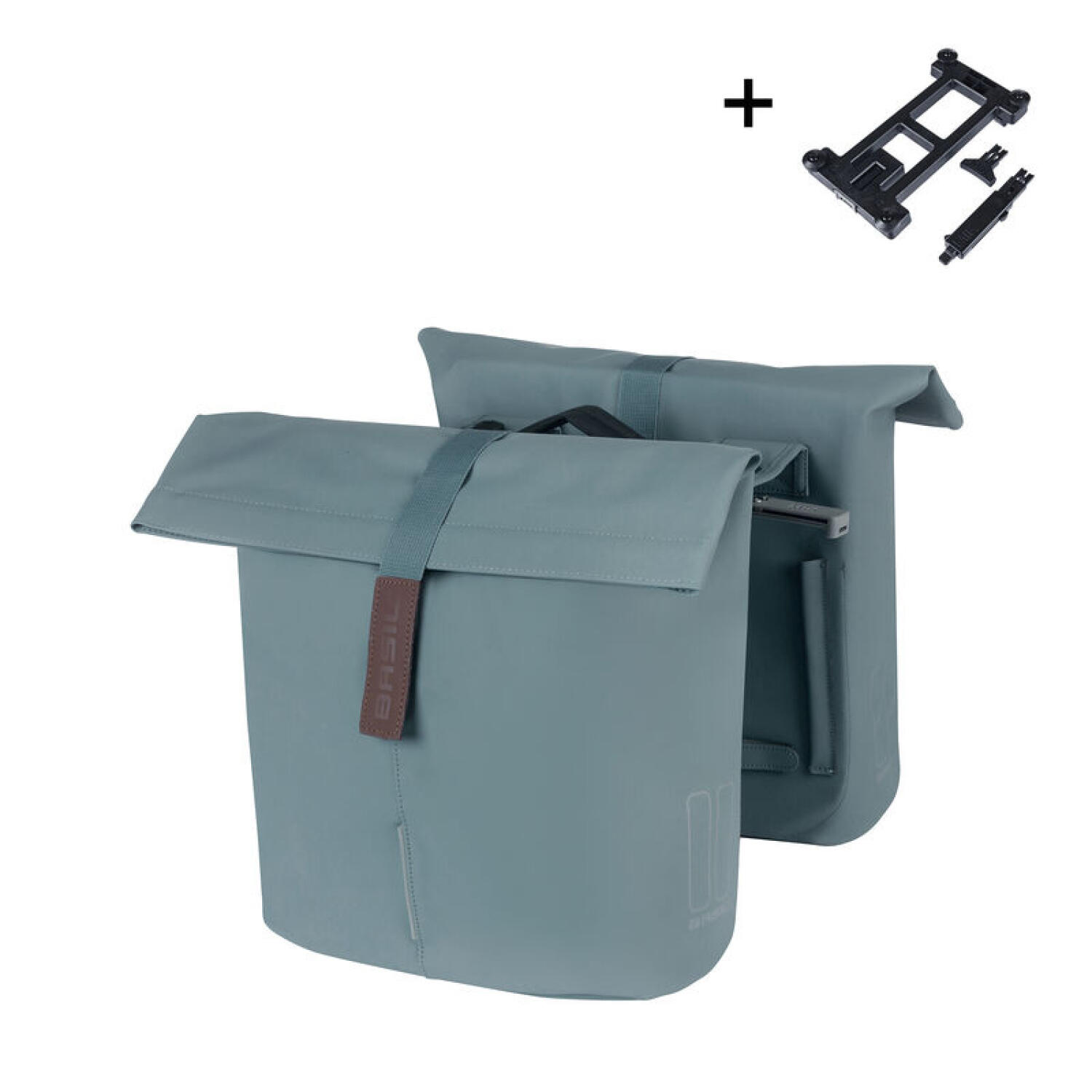 Sacoche double « City Double Pannier Bag MIK 2.0 », bleu graphite 2/6