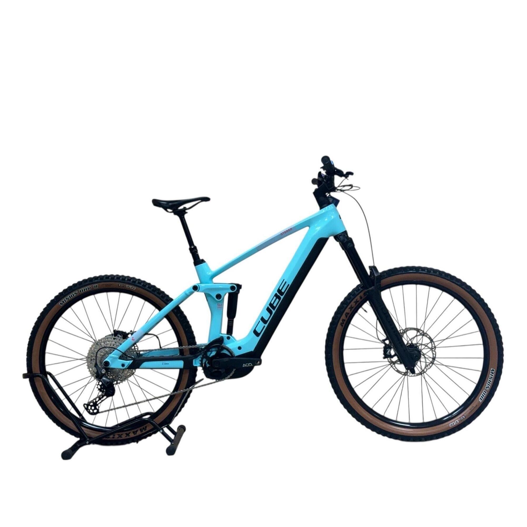 Cube - Reconditionné - Vtt Électrique Cube Stereo Hybrid 160 Hpc Race 750 - Comme Neuf - Vélo Tout Terrain - Bleu - Moyen - Decathlon