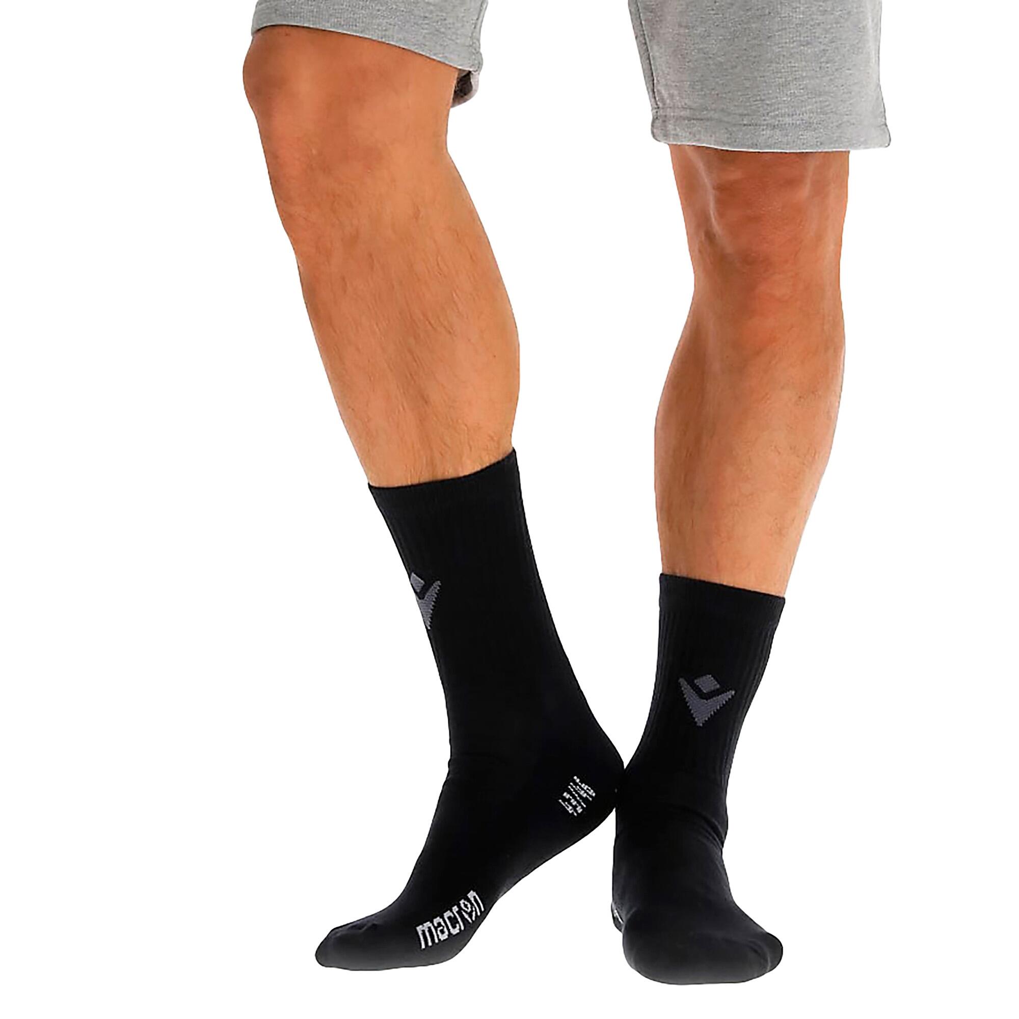 PACK DE 5 PAIRES DE CHAUSSETTES FIXED Macron noir 4/4