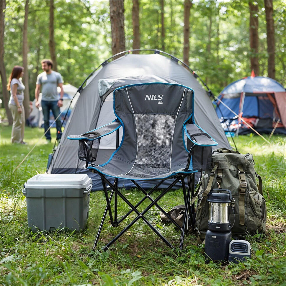 Krzesło turystyczne składane NC3706 Nils Camp