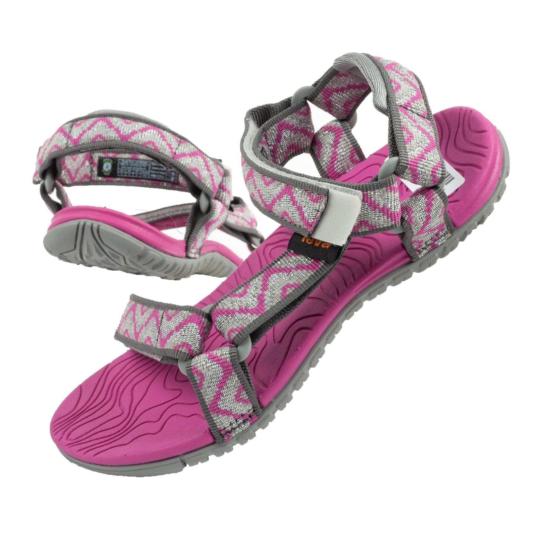 Teva - Sandales Pour Enfants Et Adolescents Teva Hurricane 3 - Sandales - Multicolore|rose - Decathlon