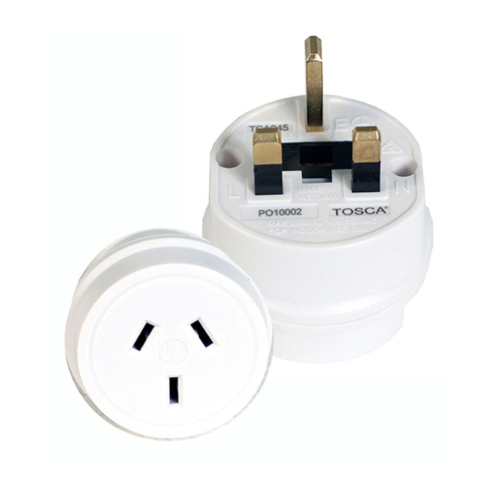 Tosca OB Travel Power Adapter Converter Plug - UK/HK