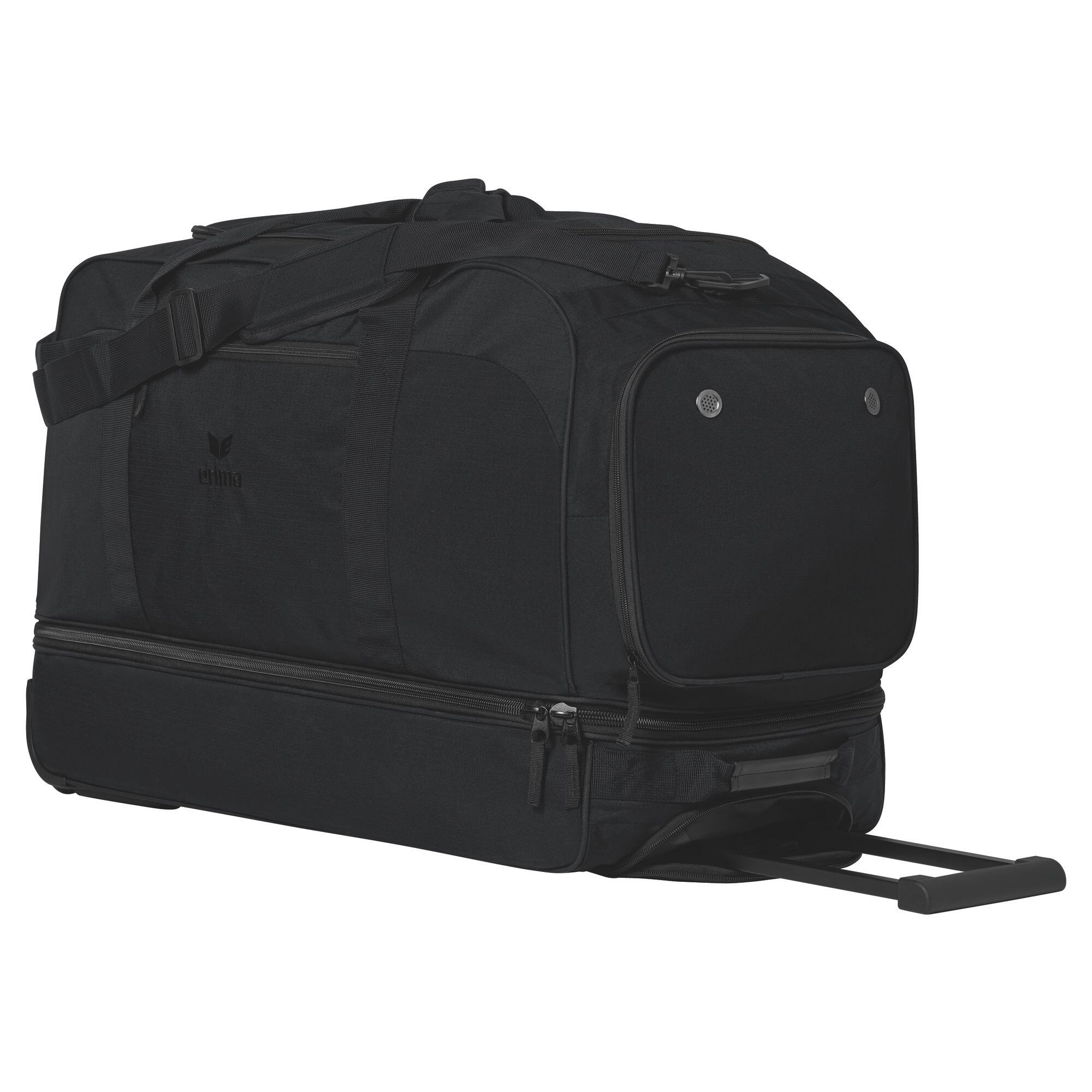 ERIMA Borsa sportiva con rotelle e bottomcase Erima Travel Line