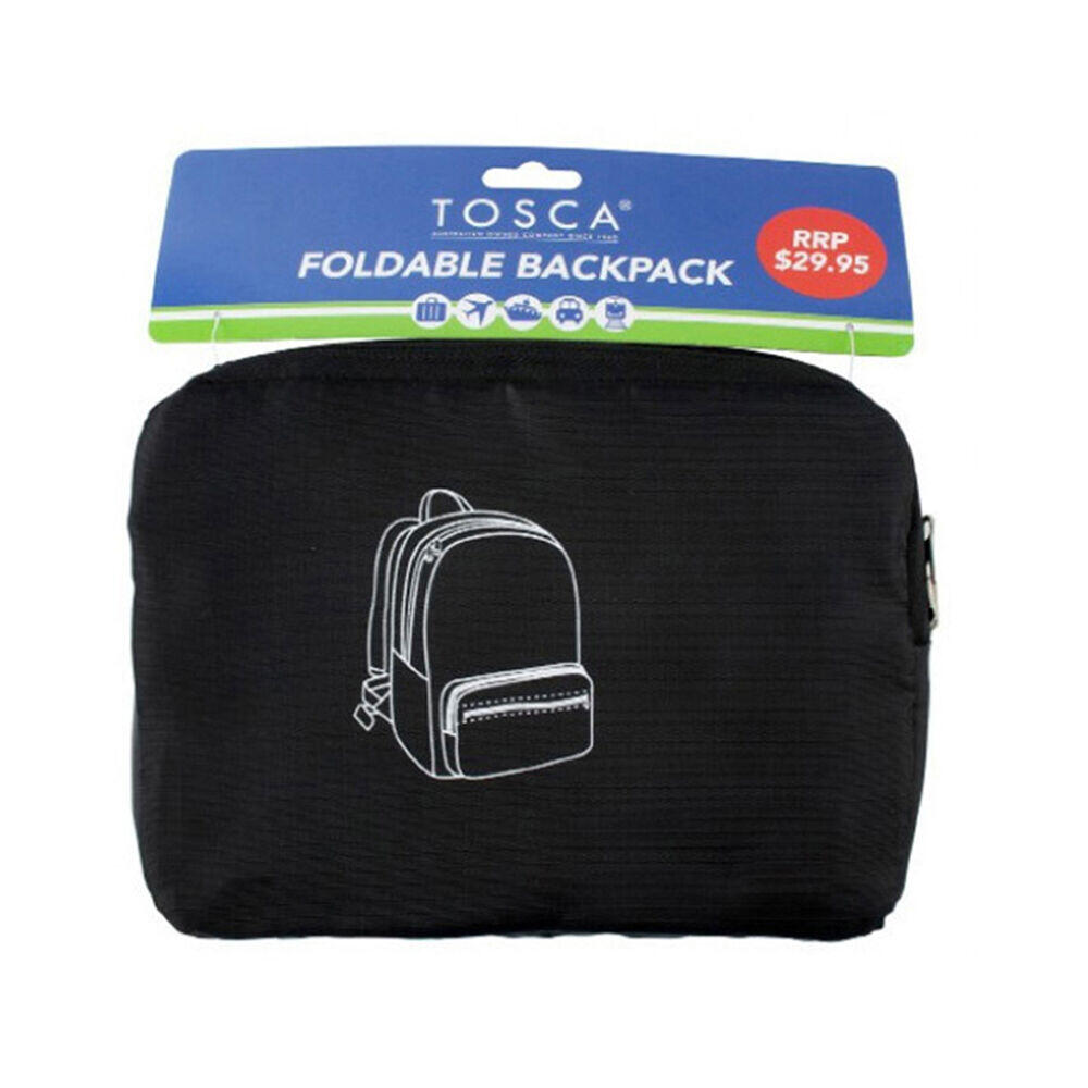 Tosca Foldable Travel Compact Backpack Bag
