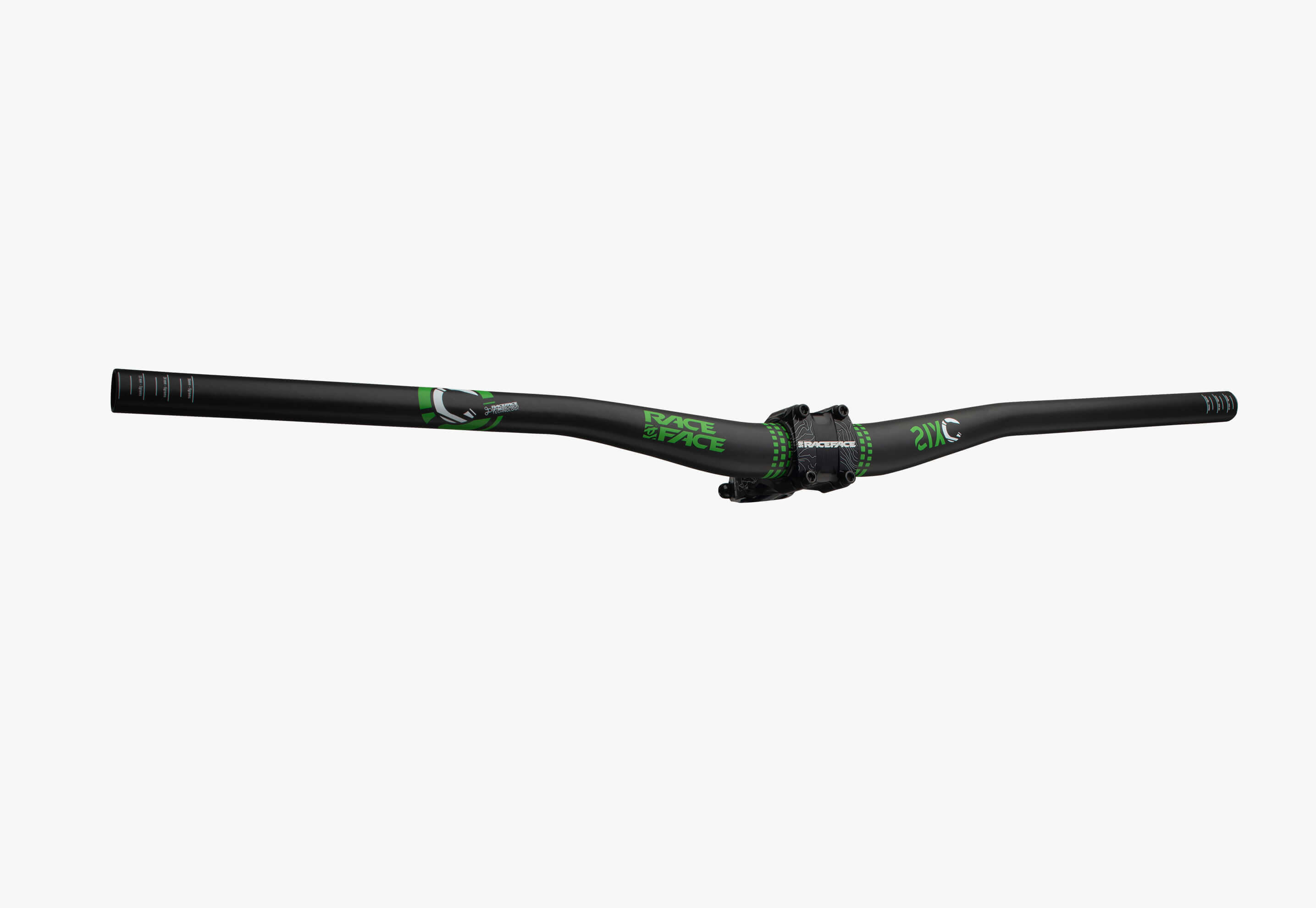 Guidão SIXC - 31,8 x 785 - carbono/verde 3/3