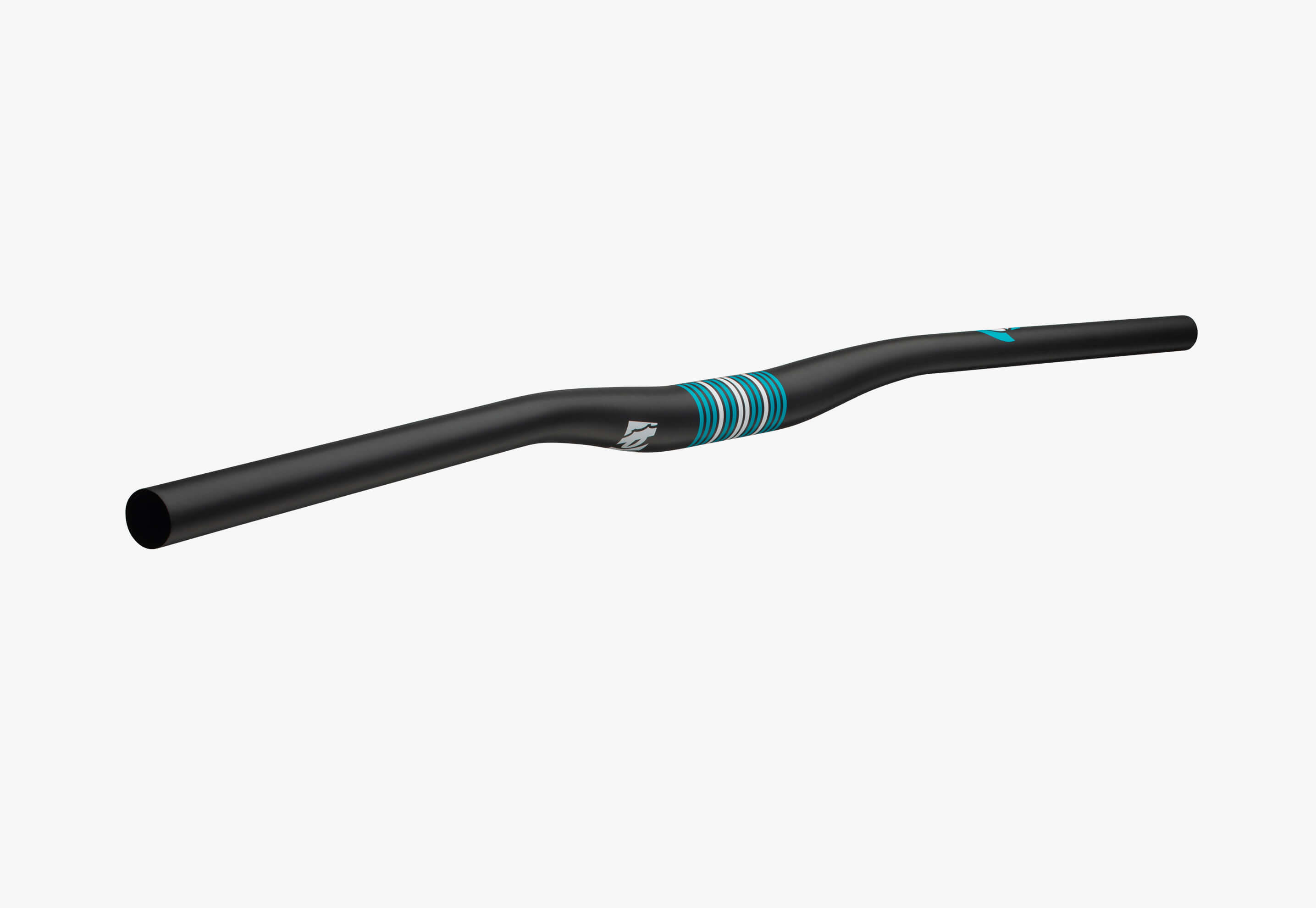 Manillar SIXC - 31,8 x 785 - carbono/turquesa 2/3
