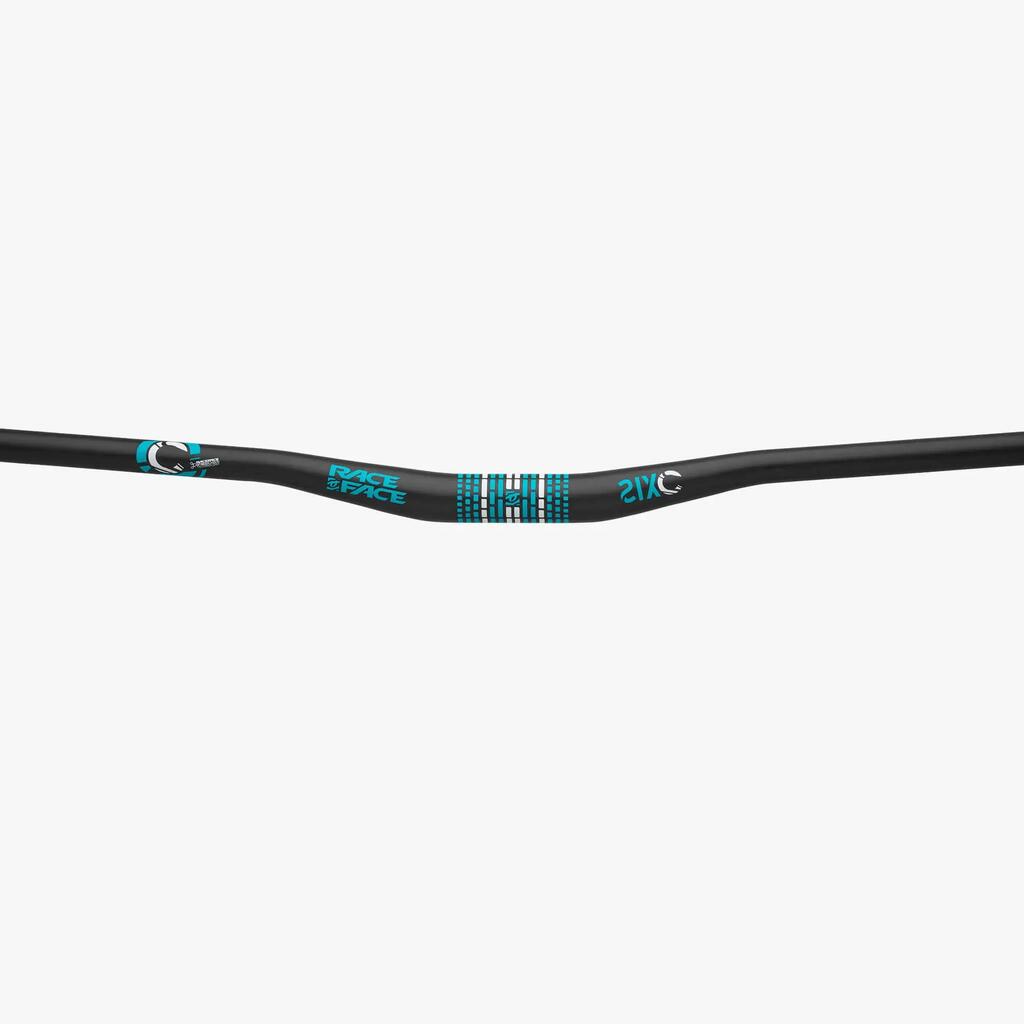 SIXC handlebar - 31.8 x 785 - carbon/turquoise