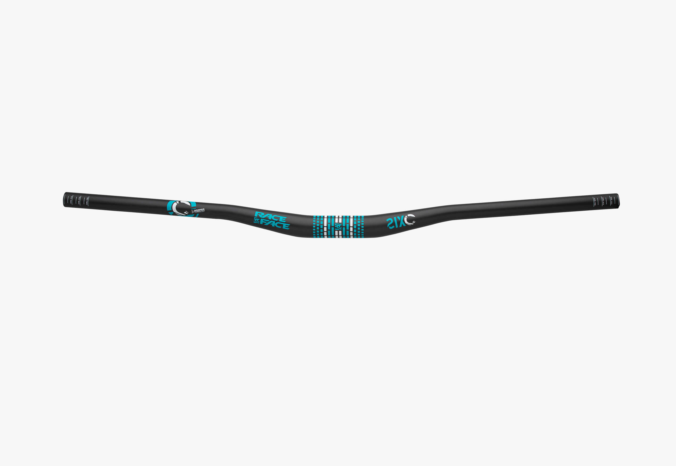 RACE FACE Manubrio SIXC - 31,8 x 785 - carbonio/turchese