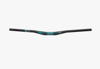 Sixc stuur - 31,8 x 785 - carbon/turkoois