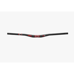 Guidon SIXC - 31.8 x 785 - carbone/rouge