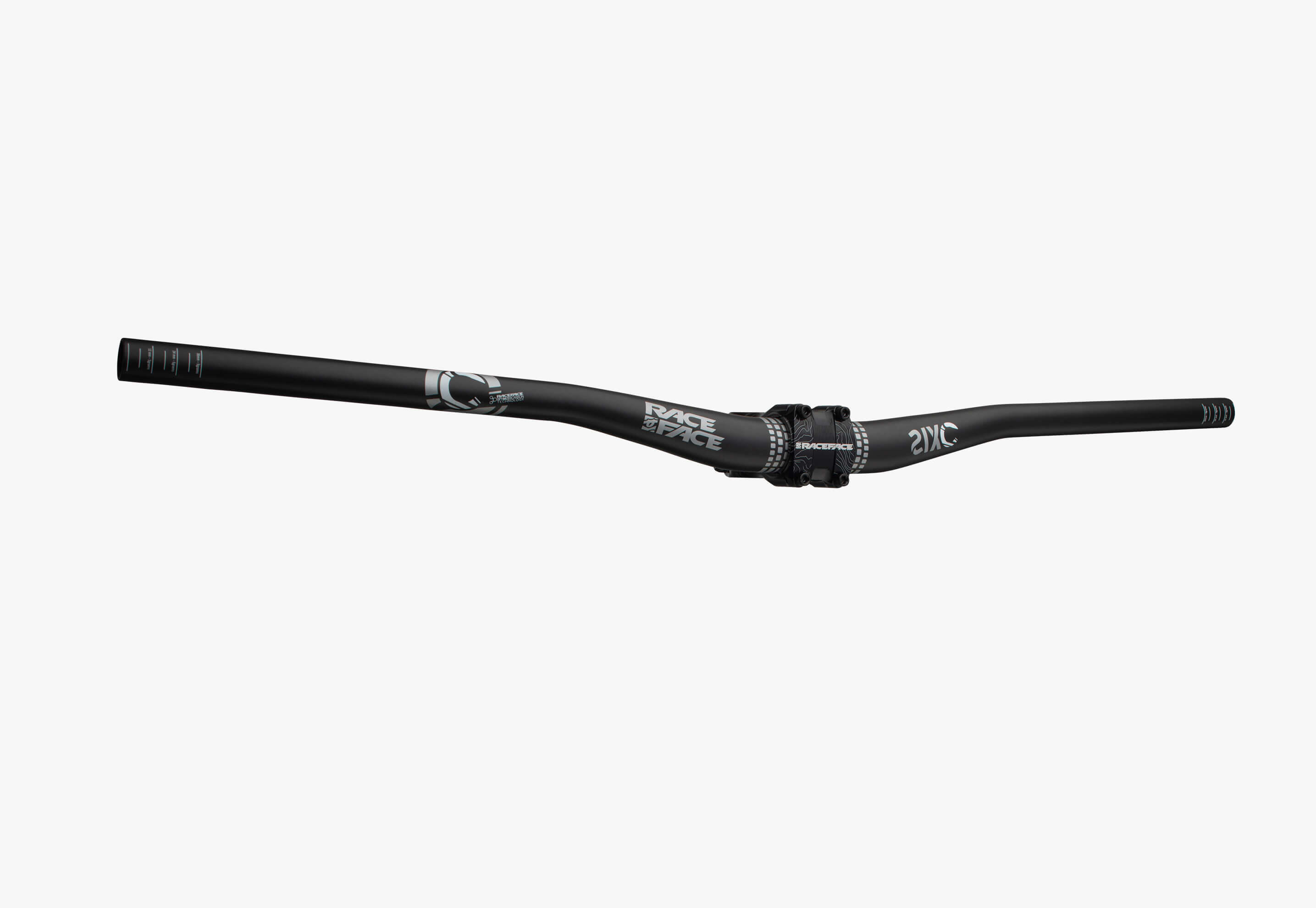 Manubrio SIXC - 31,8 x 785 - carbonio/bianco 3/3