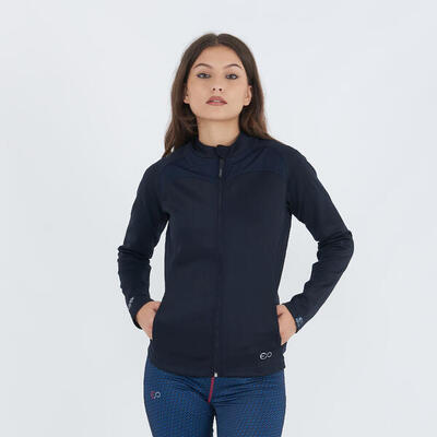 Jacke zum laufen mit reißverschluss DALAYA blau