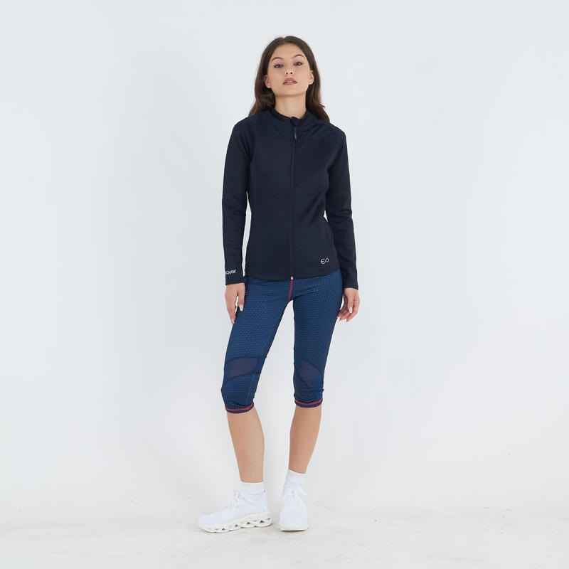 Bărbați Cursa Giacca Slim cu Zip Albastră Dalaya