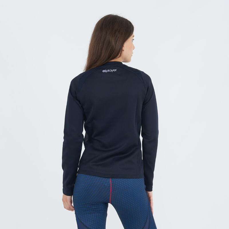 Bărbați Cursa Giacca Slim cu Zip Albastră Dalaya