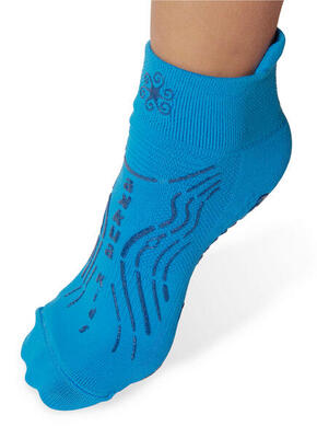 Gym kids technische sokken voor kinderen. antislip. blauw en lichtblauw