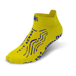 Chaussettes techniques Gym Kids pour enfant, antidérapantes, fuchsia et bleues