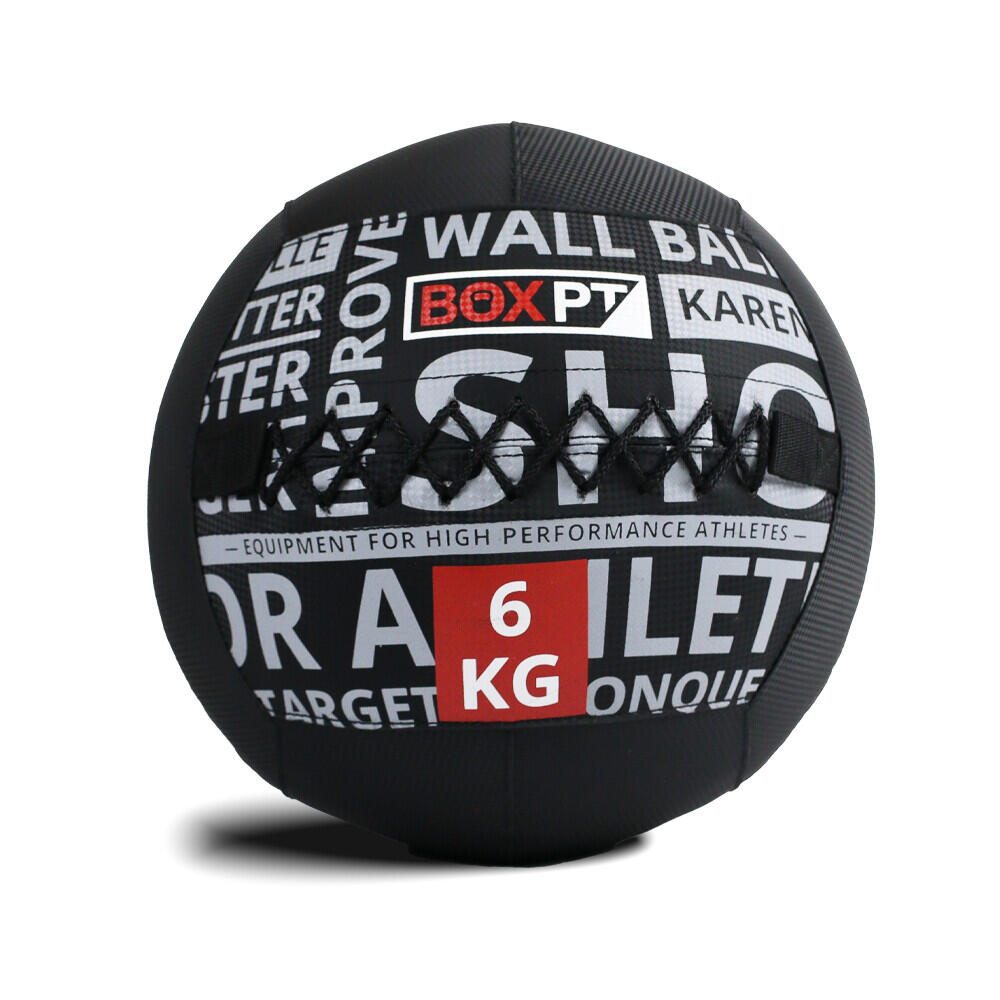 Boxpt Equipment - Wall Ball - Balle Lestée - Noir - 6 Kg - Decathlon