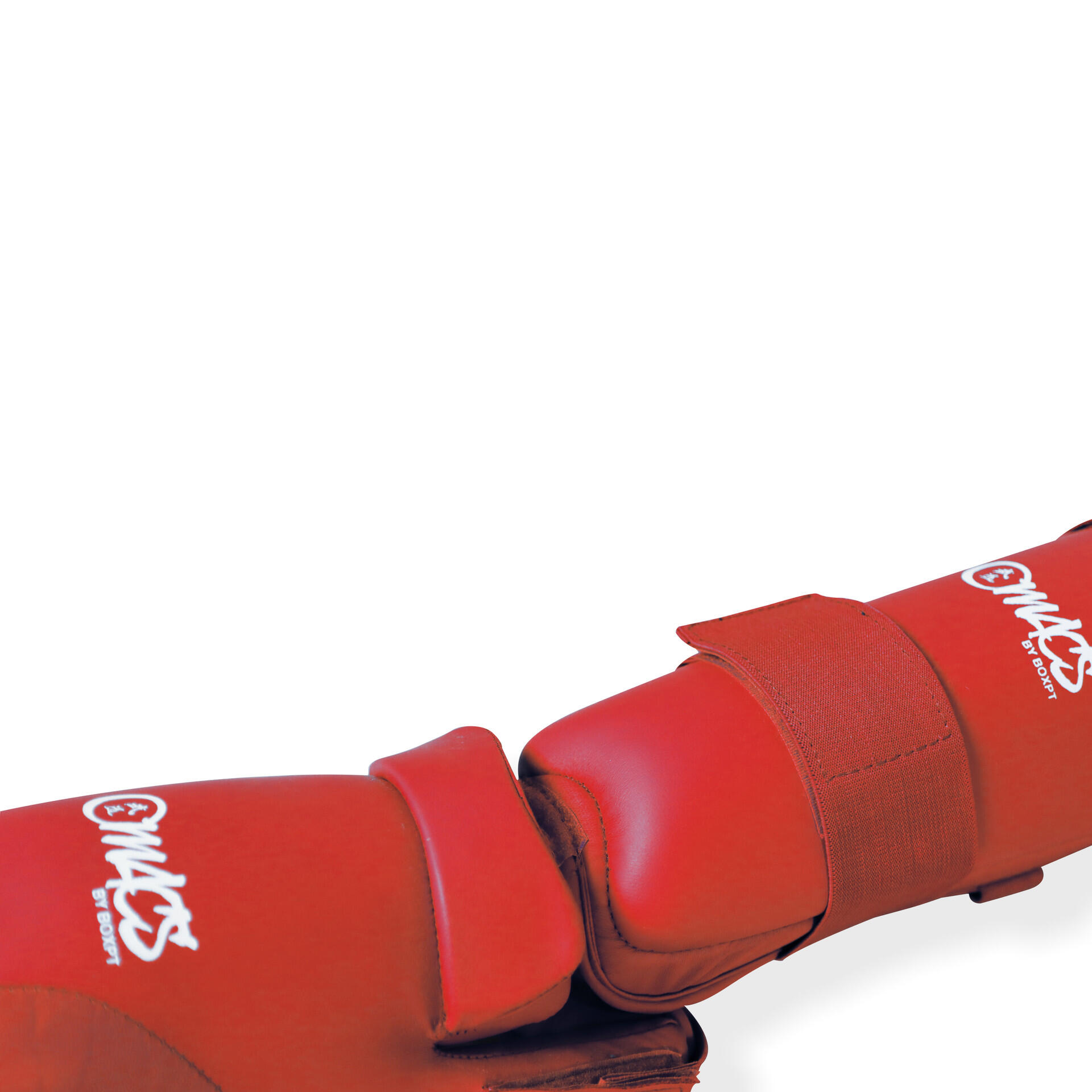 Rode Karate Scheenbeschermers - L 3/4
