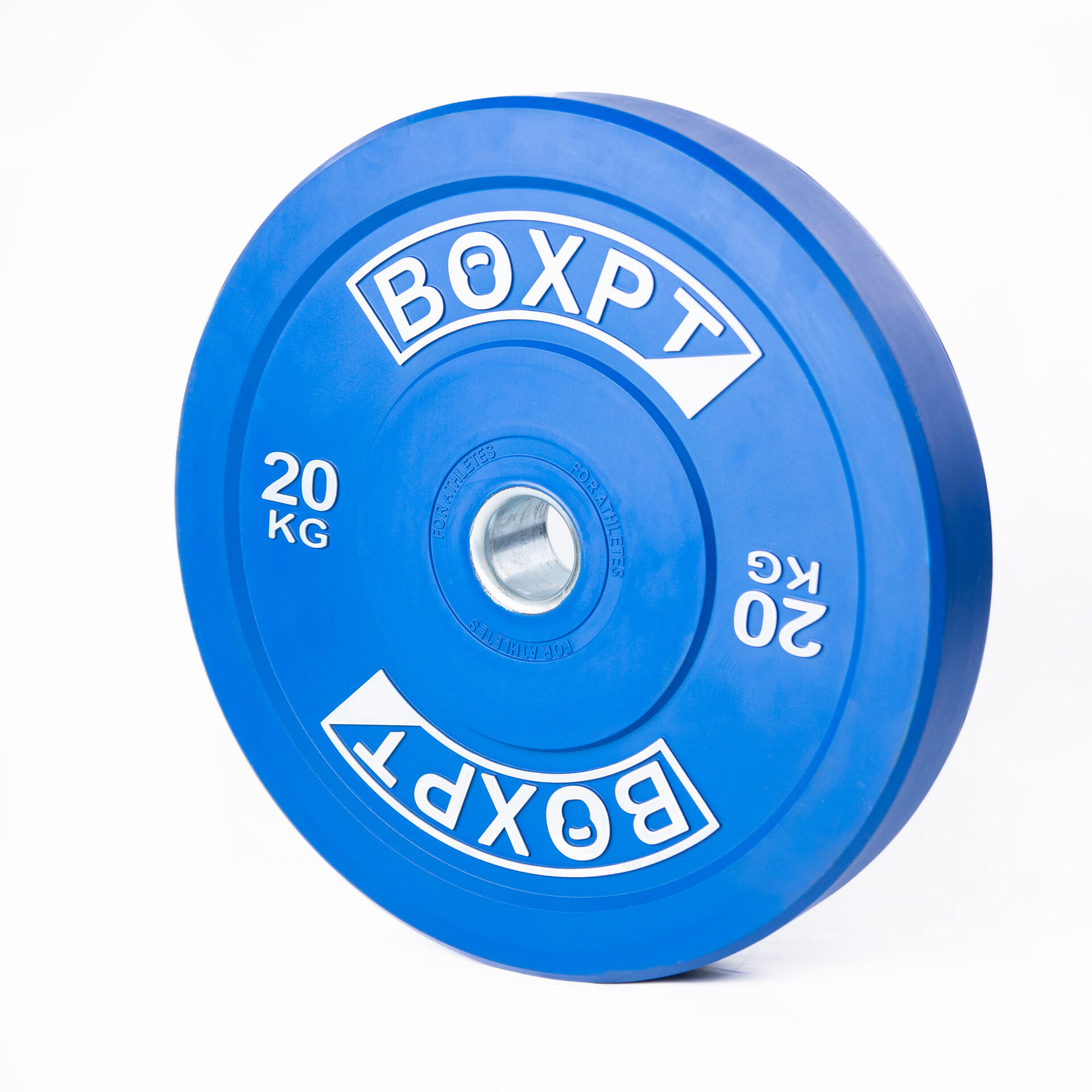 Boxpt Equipment - Bumper Coloré - Poids De Musculation - Bleu - 20 Kg - Decathlon