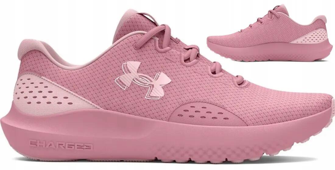 Chaussures de course Under Armour Charged Surge 4 Rose 2/7