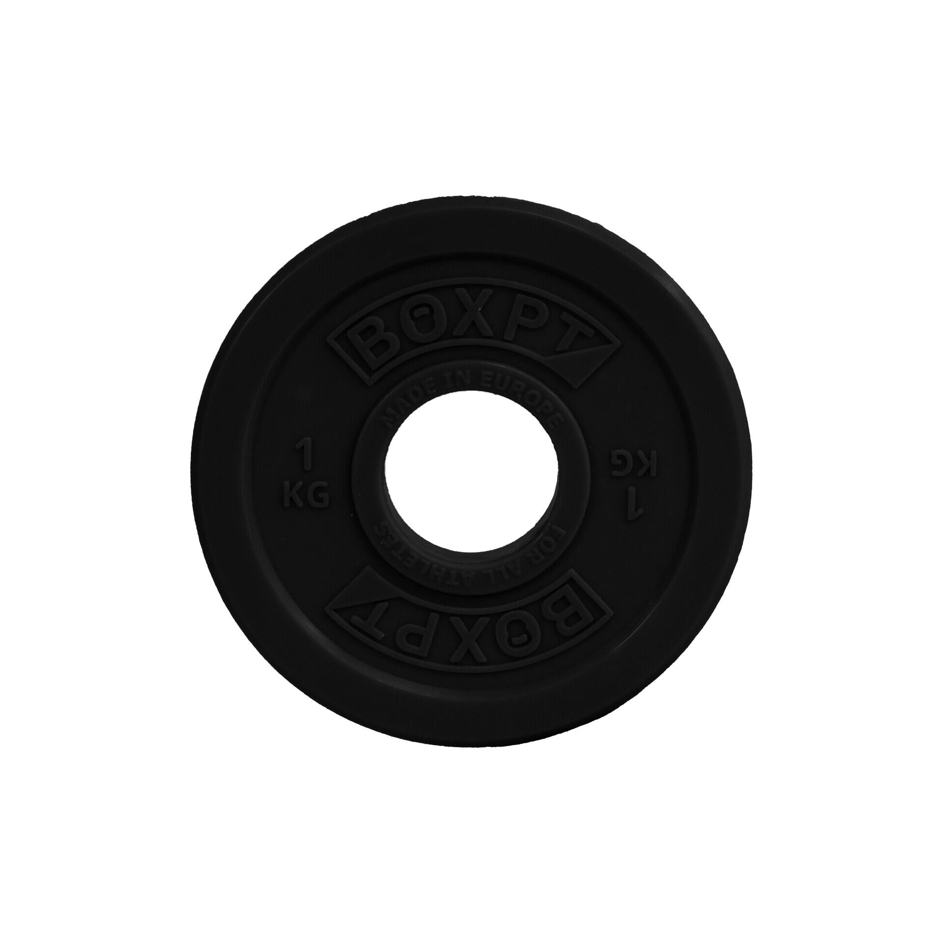 Boxpt Equipment - Disque De Musculation Boxpt Technique - 1 Kg - Disque Bumper Haltérophilie - Noir - 1 Kg - Decathlon