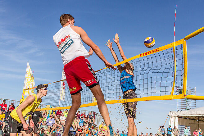 Słupki Aluminiowe Do Siatkówki Plażowej Funtec Pro Beach Set (Zestaw) 4/7