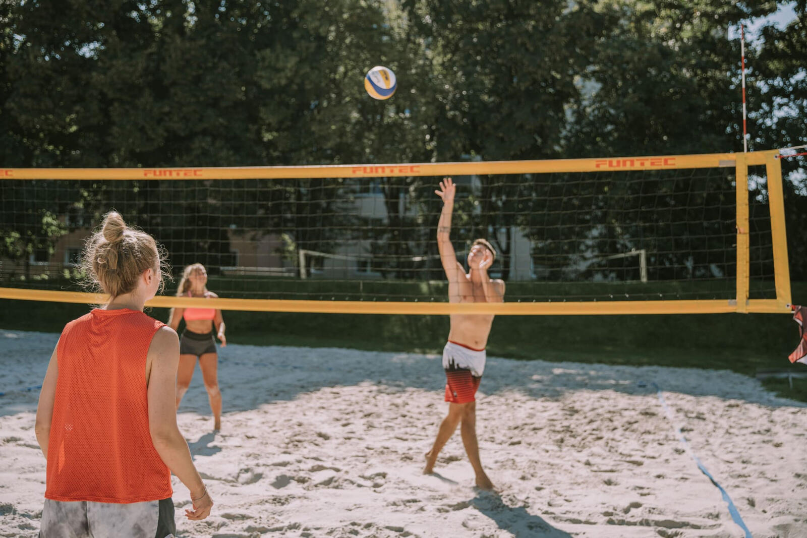 Zestaw Do Siatkówki Plażowej Funtec Beach Champ Set 6/7