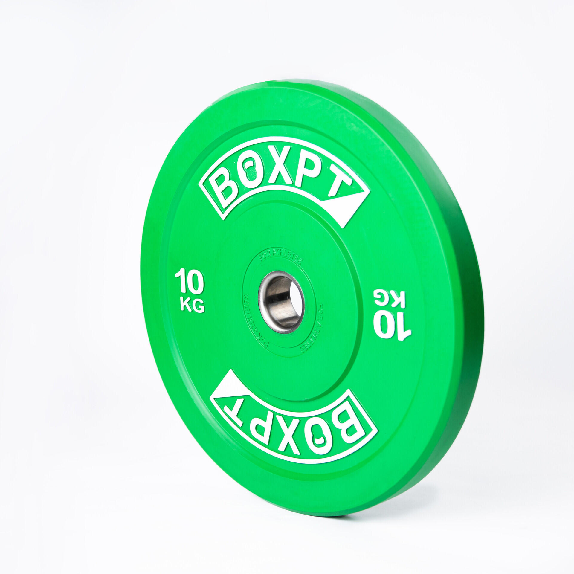 Boxpt Equipment - Bumper Coloré - Poids De Musculation - Vert - 10 Kg - Decathlon
