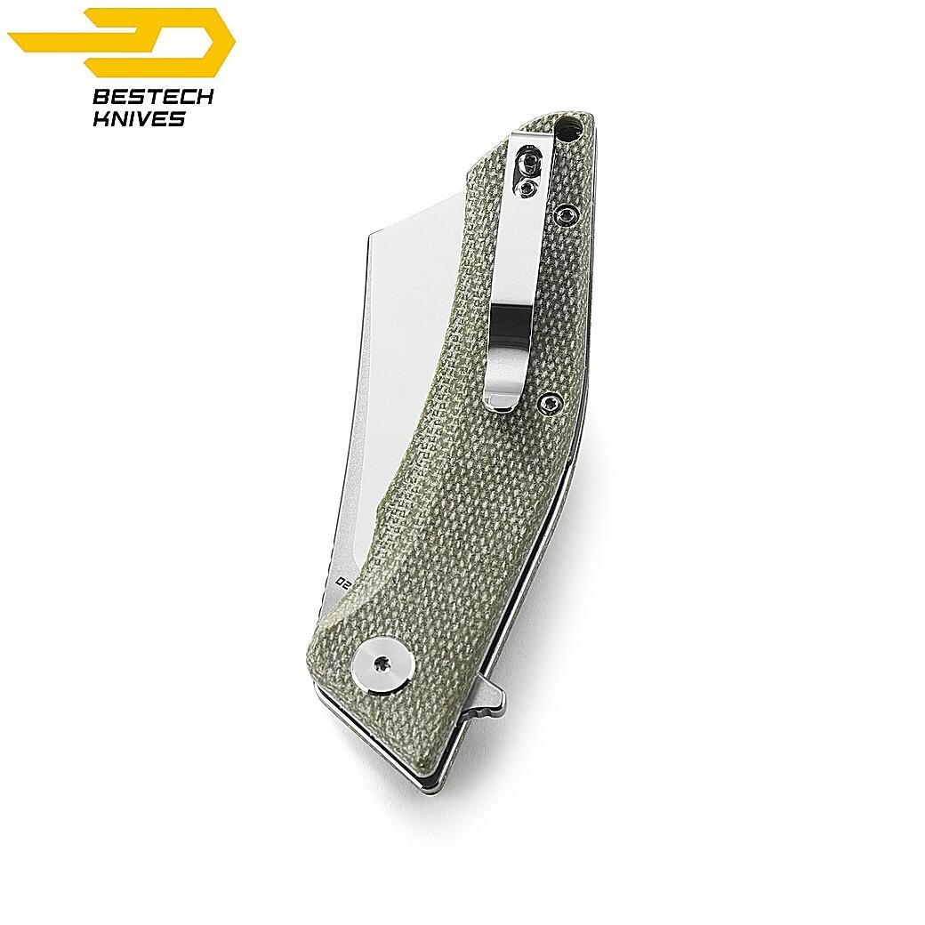 Bestech Navalha Cubis Bege Micarta D2 2/7
