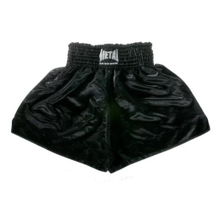 Short Muay Thai METAL BOXE noir