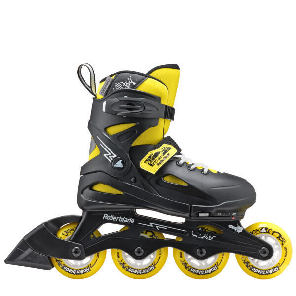ROLLERBLADE FURY, NOIR/JAUNE, 29-33