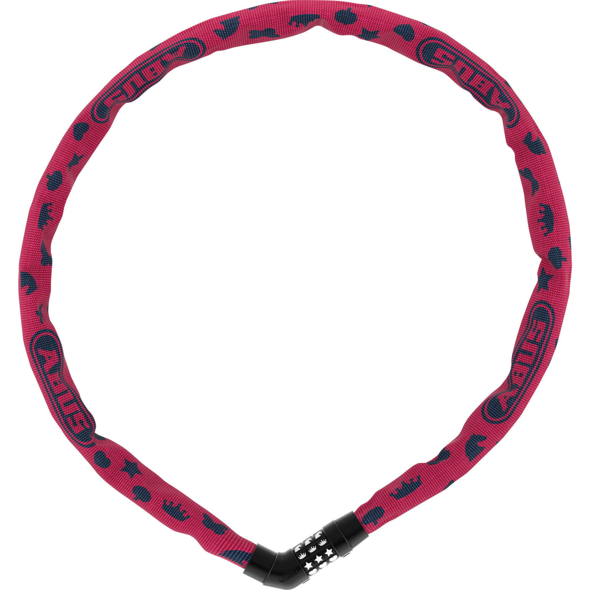 Abus - Antivol Chaîne Abus Steel-o-chain 4804c/75 Symbols - Verrou - Marron|rose - 90 - Decathlon