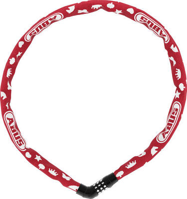 Steel-o-chain 4804c/75 - symbool kinderslot - rood
