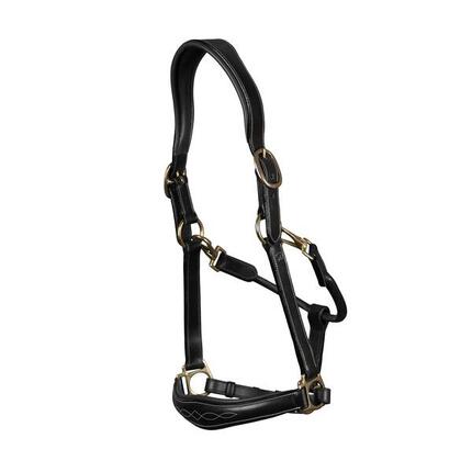 Dy'on Leather Head Collar D-collection Bruin -