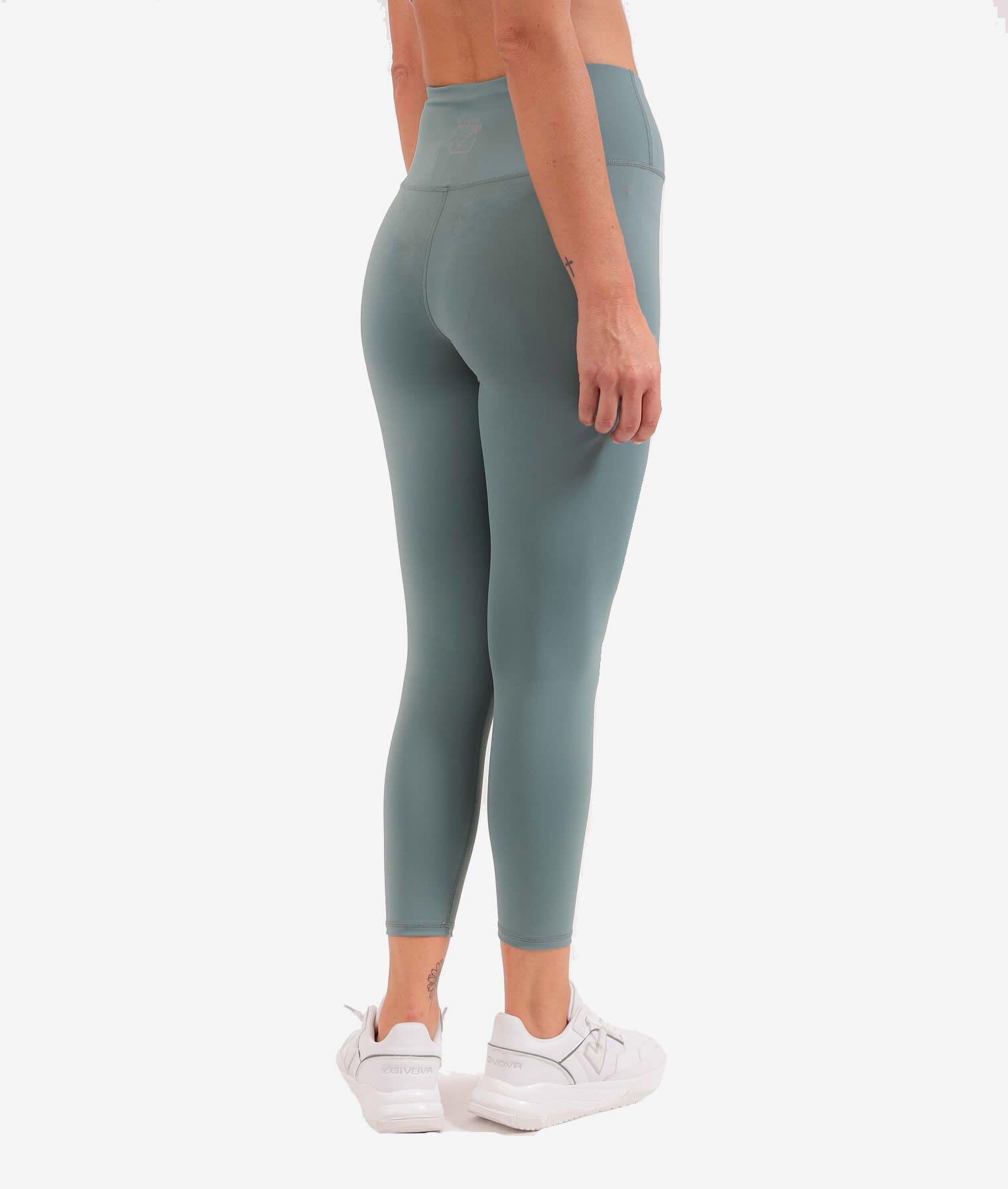 Leggings givova verde petrolio 4/4