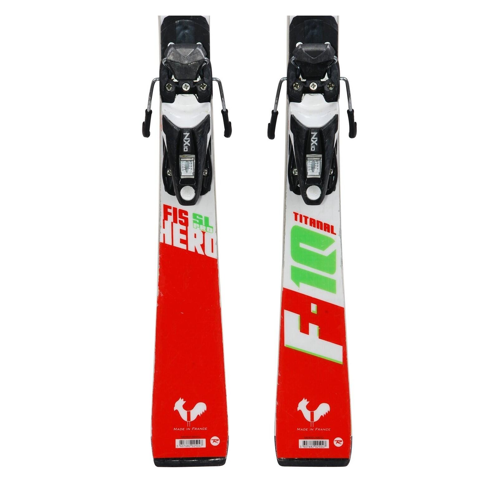 RECONDITIONNE - Ski Junior Rossignol Hero Fis Sl Pro + Fixations 4/5