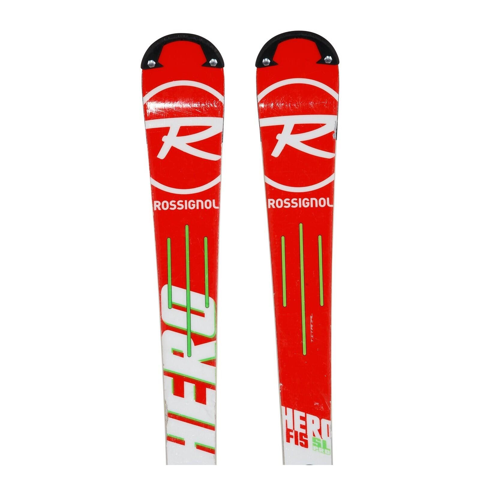RECONDITIONNE - Ski Junior Rossignol Hero Fis Sl Pro + Fixations 2/5