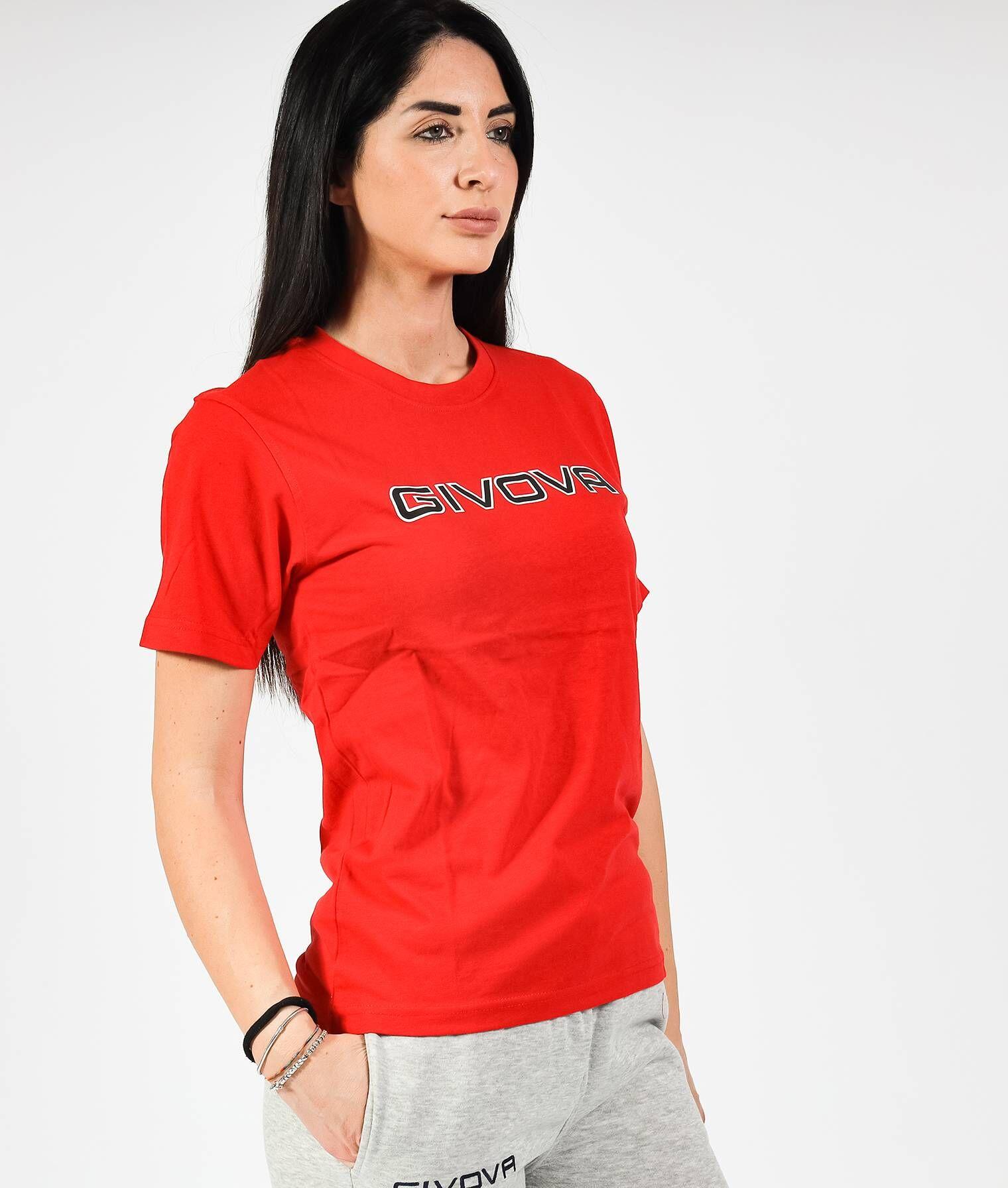 T-shirt donna givova rosso 2/4
