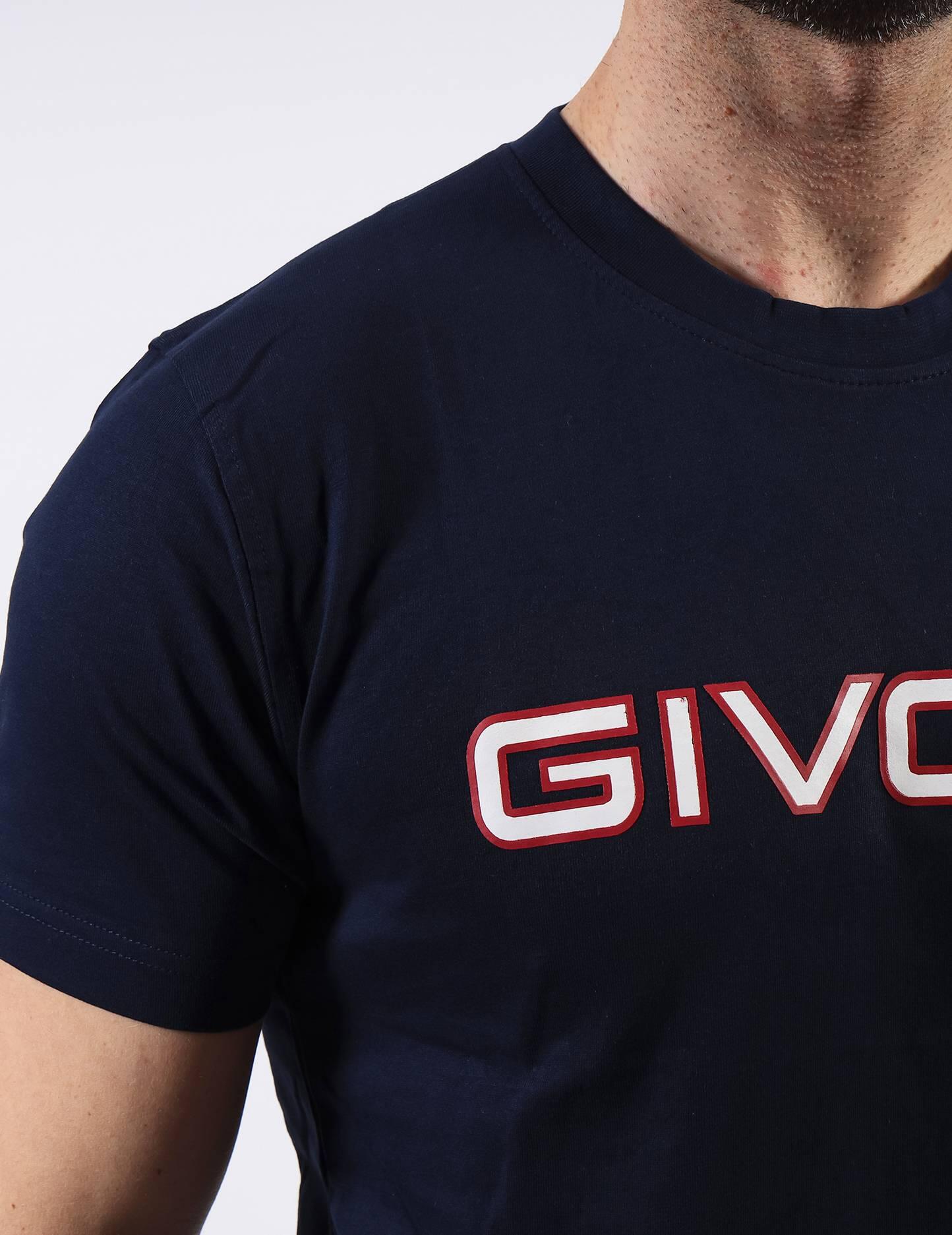 T-shirt uomo givova blu 2/4