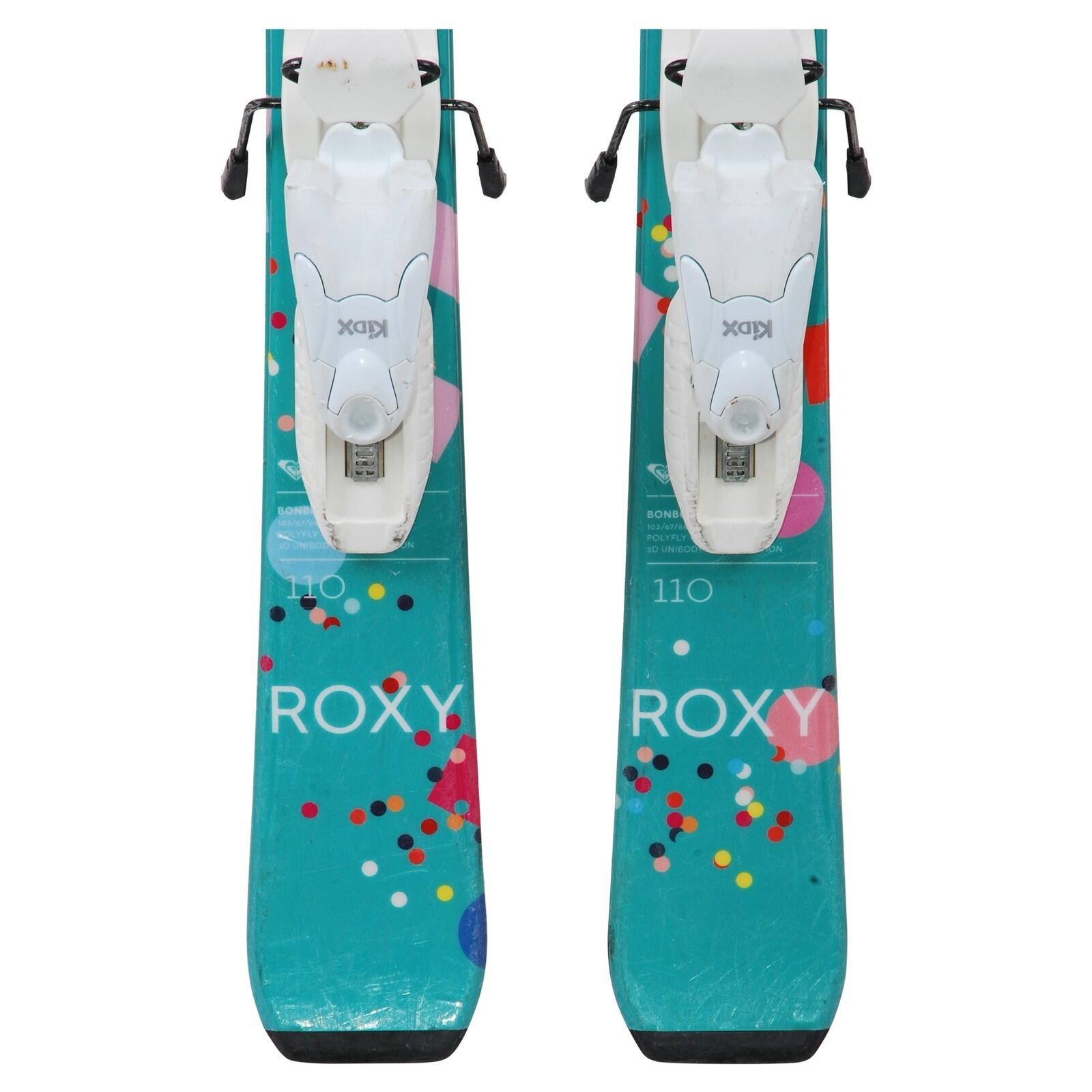 RECONDITIONNE - Ski Junior Roxy Bonbon + Fixations 4/4
