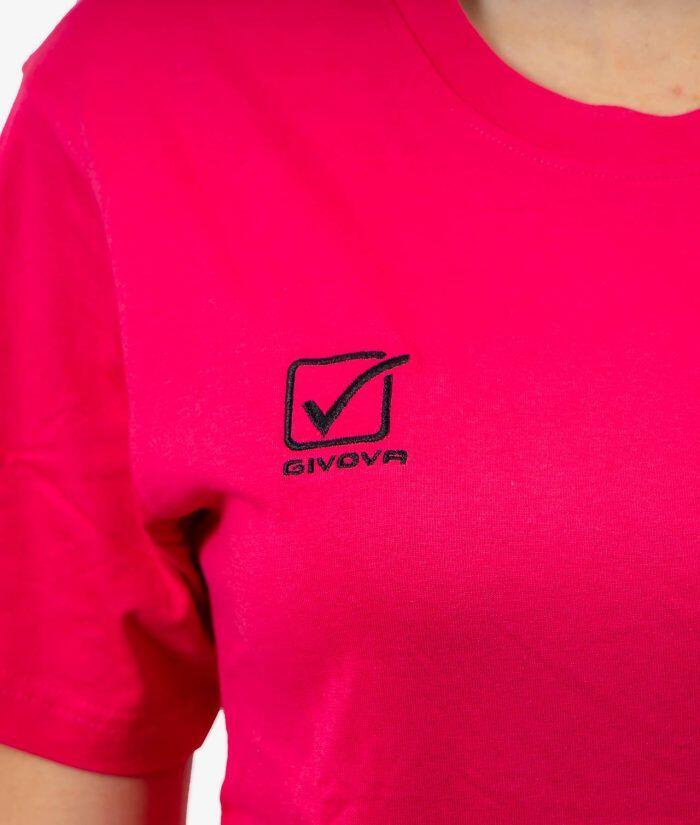 Camiseta Givova Cotone Fucsia Rosa 2xl 2/4