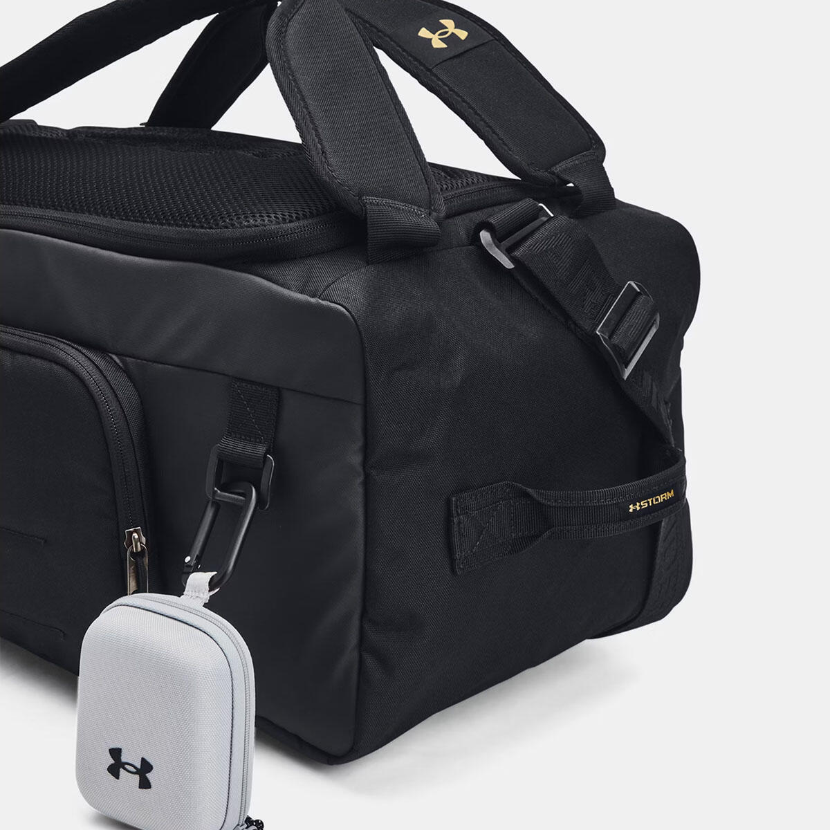 Mochila Deportiva Ua Contain Duo (s) Negra Y Dorada 7/7