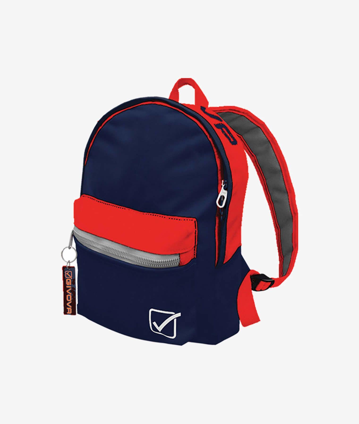 Rucksack Givova Master Marine-Rot Blau 4/4