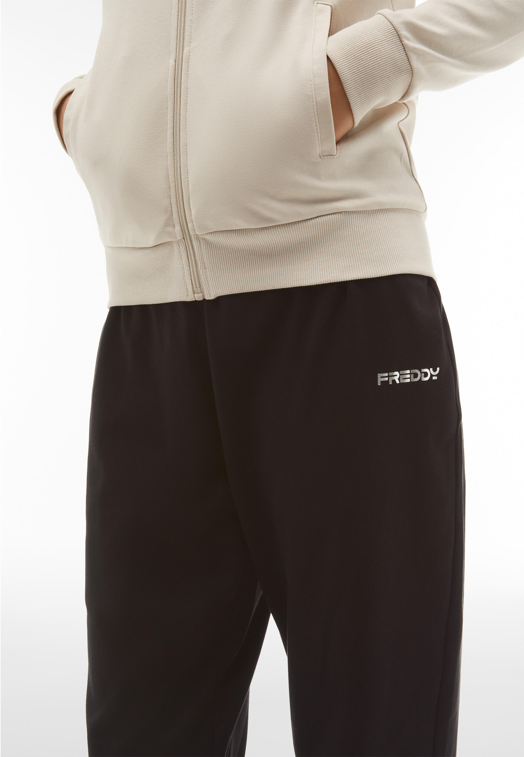 Chándal deportivo de interlock con sudadera con capucha y cremallera 5/5